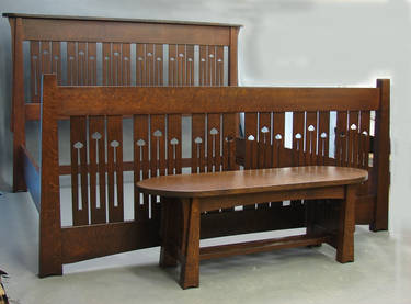 Mackintosh King Bed and Bench2