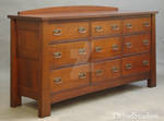 Mission 9 drawer Bureau by DryadStudios