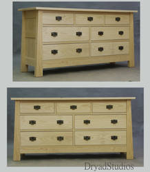 Unstained Ash Mack Dresser