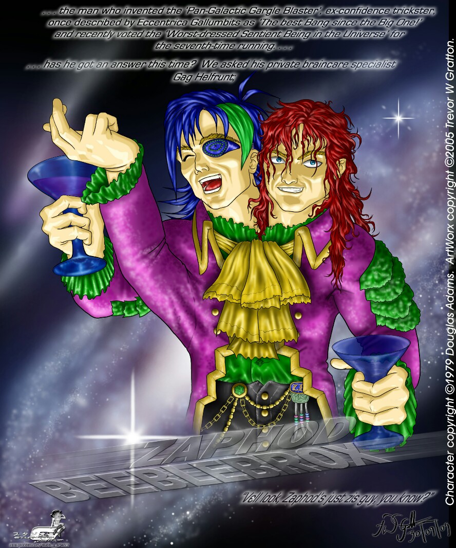 Zaphod Zaphod Beeblebrox. by g-san2013 on DeviantArt