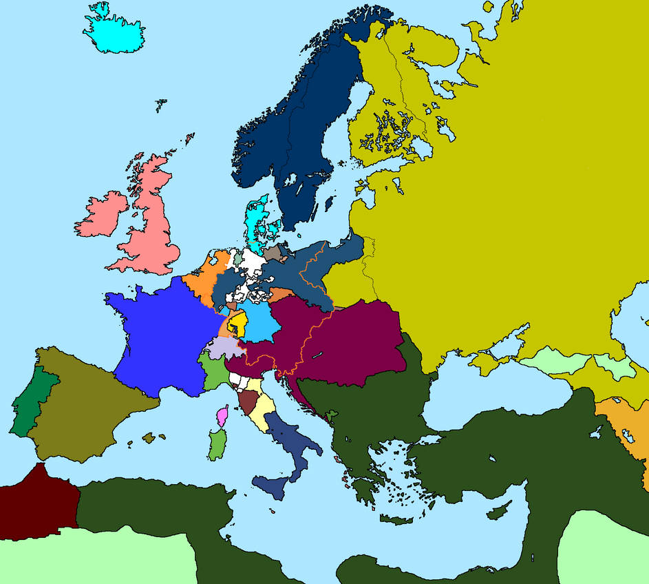 Map of Europe 1815 by xGeograd on DeviantArt Map of Europe 1815 by xGeograd on DeviantArt