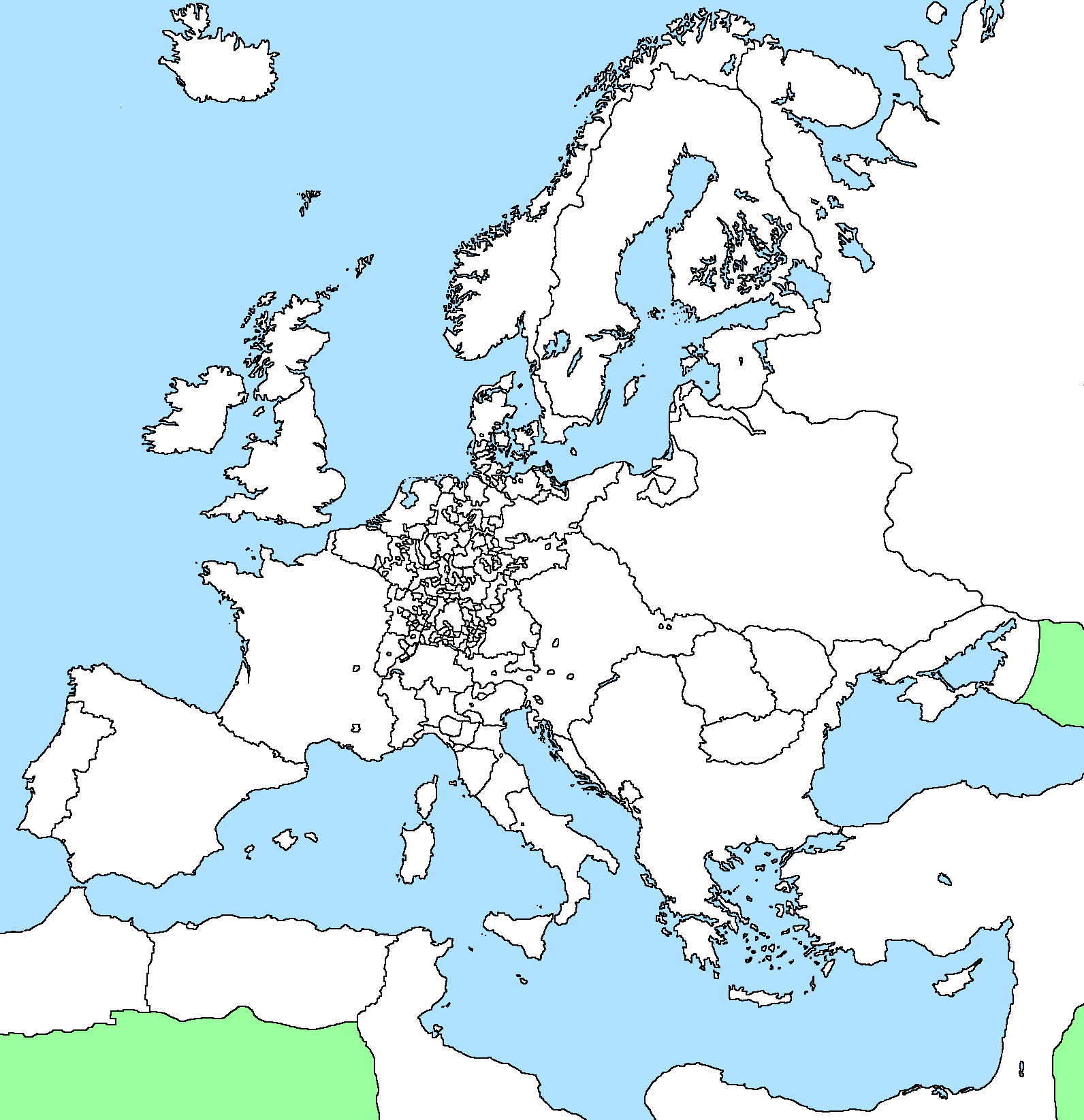 Blank Map of Europe 1648 by xGeograd on DeviantArt