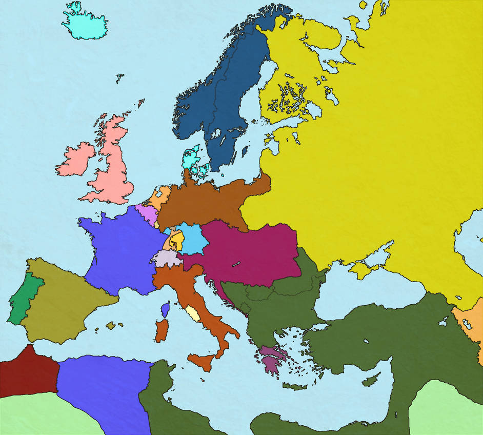Map of Europe in 1869 by xGeograd on DeviantArt