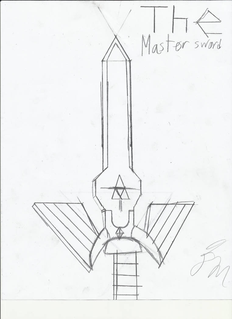 Master Sword Writing The Master Sword by artchampion23 on DeviantArt