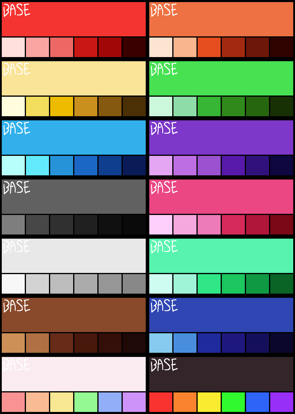 (Plushbotics) Color Pallets by Plushbotics on DeviantArt