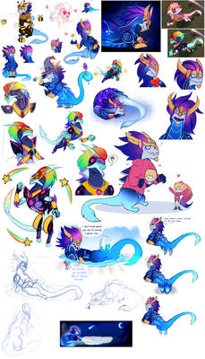 Aurelion Sol and Zoe Sketch Dump