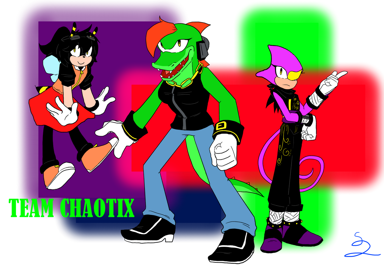 Team Chaotix by seanjuvera on DeviantArt