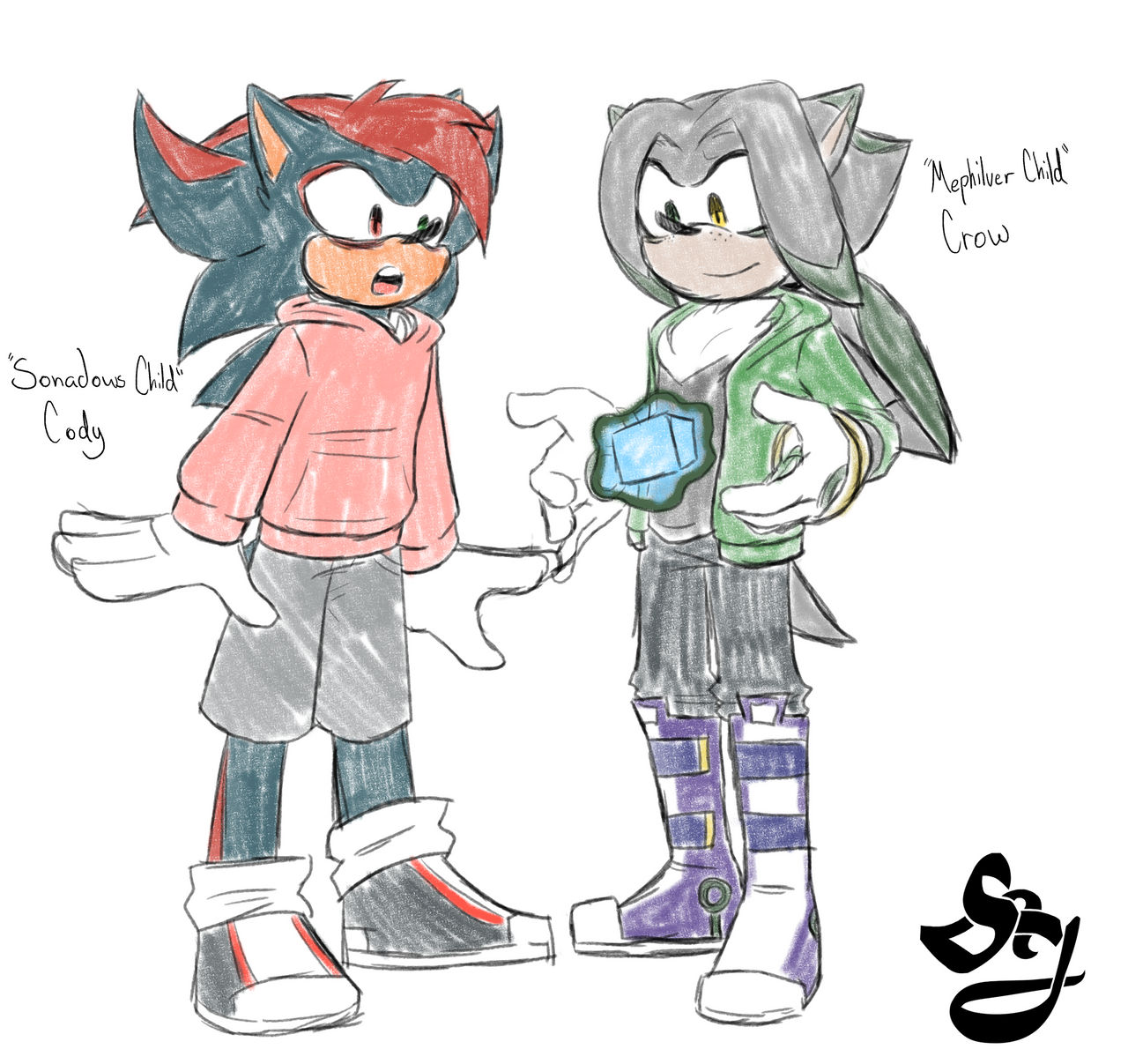 Mephilver Mephilver and Sonadow Children by seanjuvera on DeviantArt