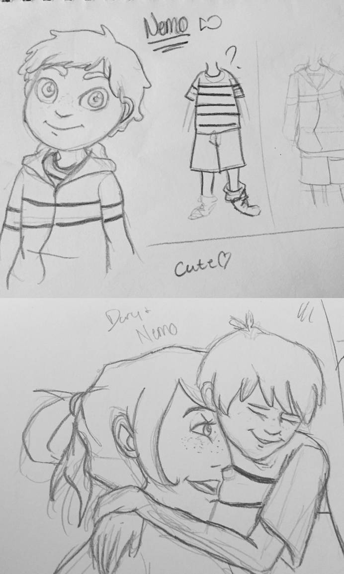 Finding Nemo Human Deviantart Finding Nemo - Human Rough Sketches by LeBucketDwarf on DeviantArt
