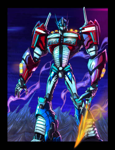 OPTIMUS PRIME colored V