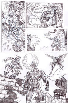 BATMAN Sample Pencils Page 4