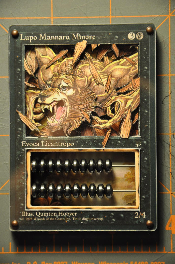 Lesser Werewolf Lifecounter by ZOMBiTOGRAPHY on DeviantArt