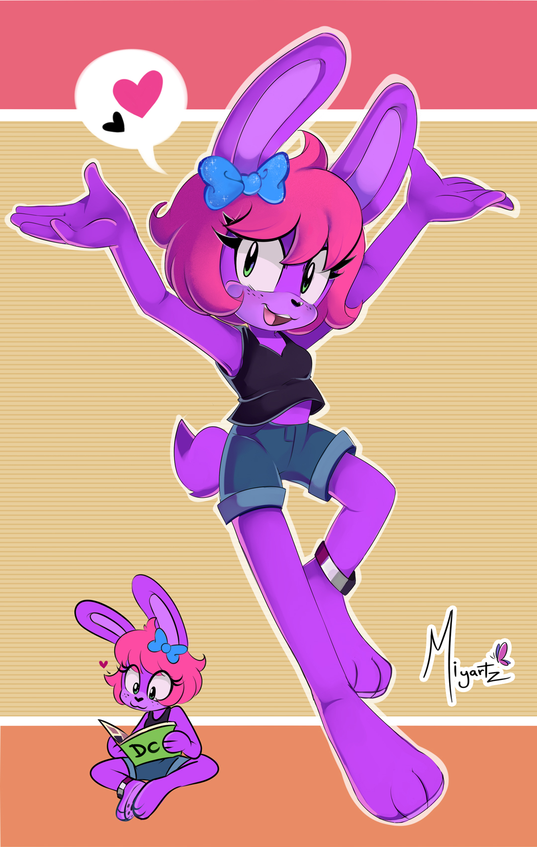 GIFT: Violet the bunny by Miyartz on DeviantArt