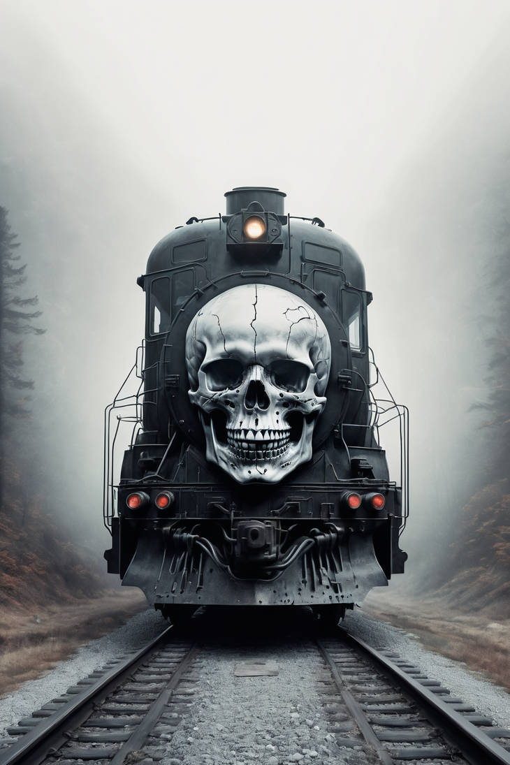 Hell Train Draw 00337-46768485-Death train from hell,skull locomot by CHINGEL on DeviantArt