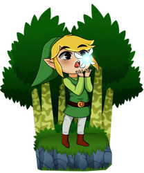 Toon Link Meets a Fairy