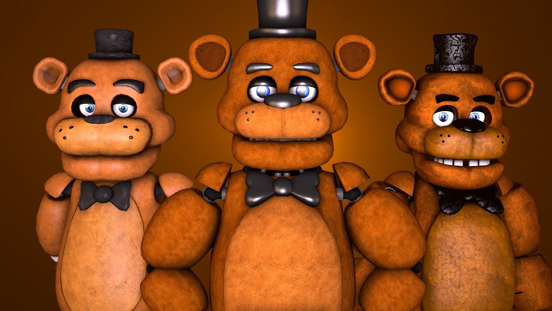 All Freddy's Vers (Red_Eye/Splinks/Rynfox) (SFM) by PuppetGamerSFM on ...