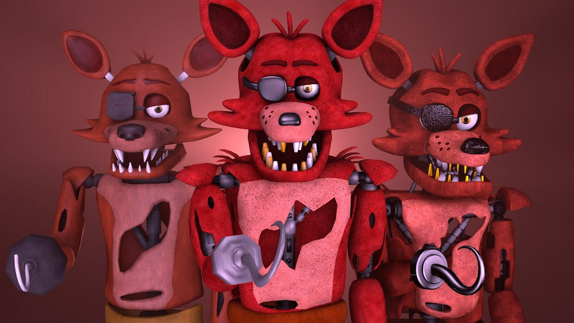 Splints Foxy All Foxy's Vers (Red_Eye/Splinks/Rynfox) (SFM) by PuppetGamerSFM on ...