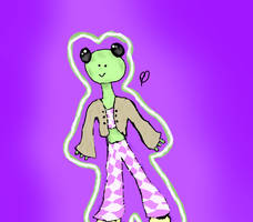 Frog in Checkered Pyjamas