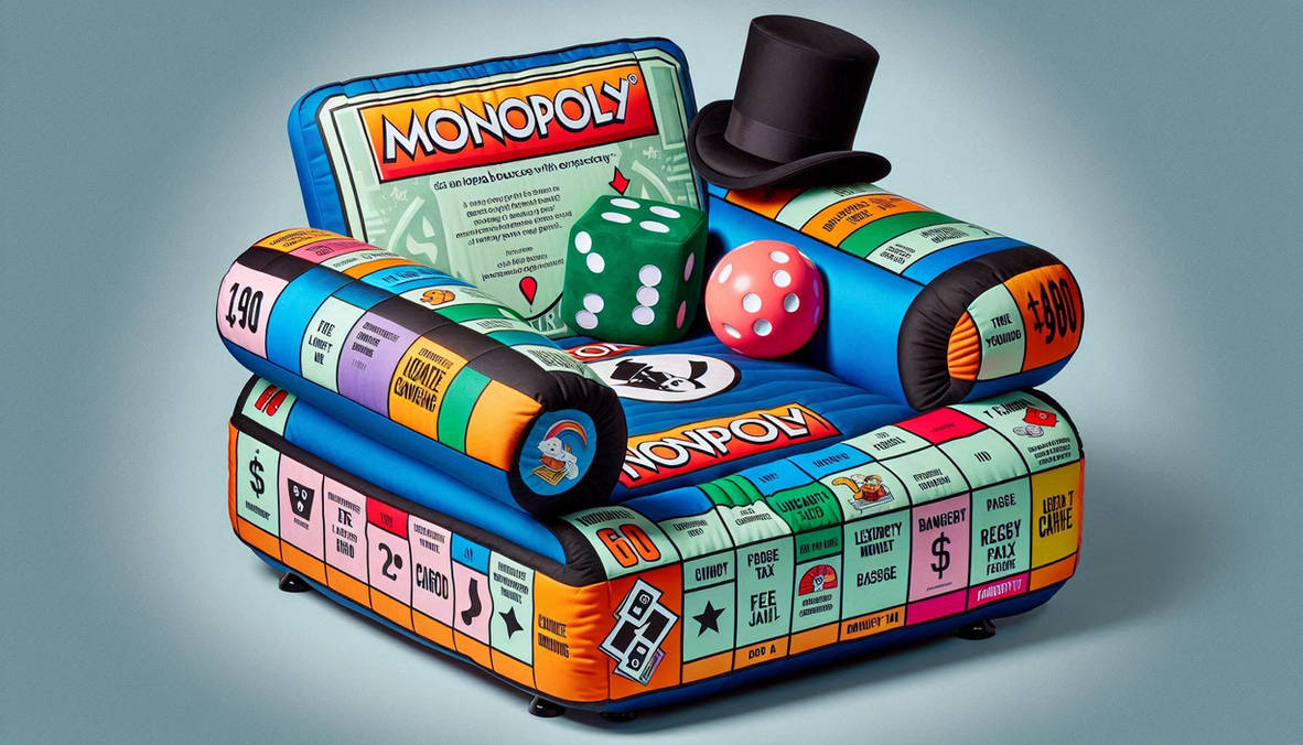 Monopoly Inflatable Monopoly Inflatable Squishy Loveseat Prototype by tianaslavrovaporter ...
