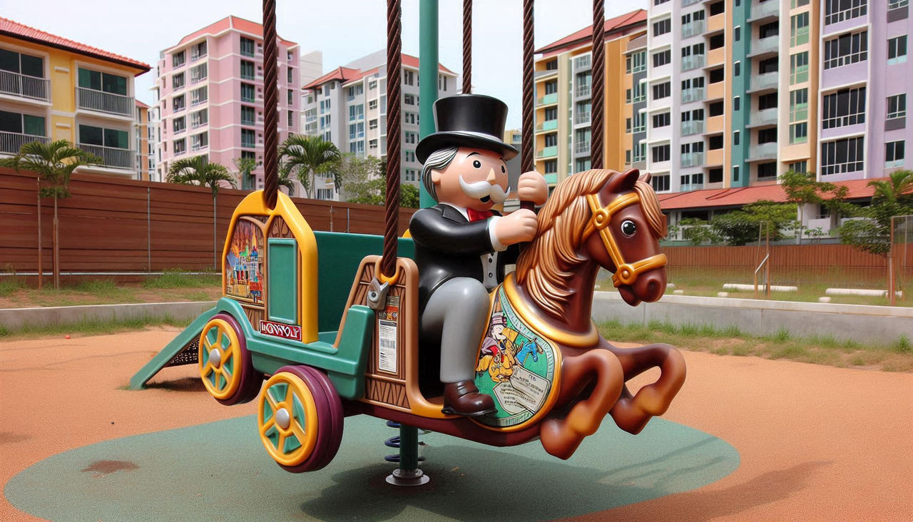 Monopoly Ride Monopoly Man Horse Playground Ride Invention by tianaslavrovaporter on ...