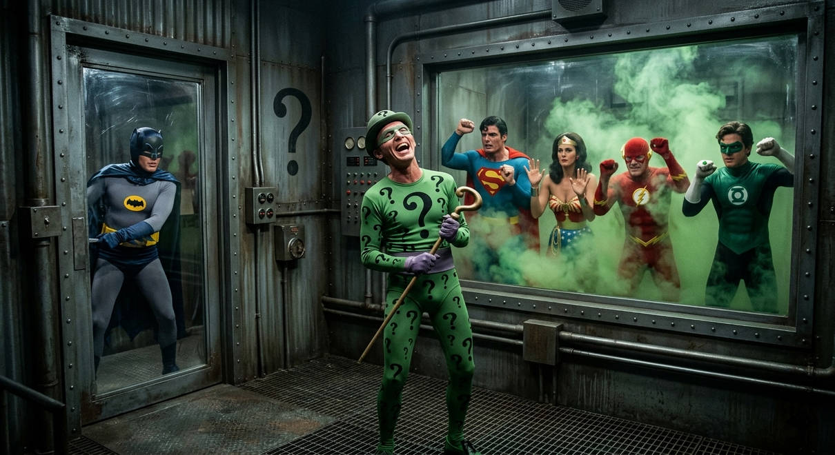 Amigos Riddler Super Friends - Riddler You Fiend! by deadlyhedgehog on DeviantArt