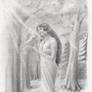 Artwork 644 Woman with a white bird