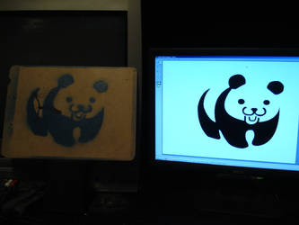 pedopanda clipboard stencil