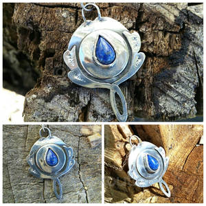 SU Lapis Lazuli's Mirror in Sterling Silver