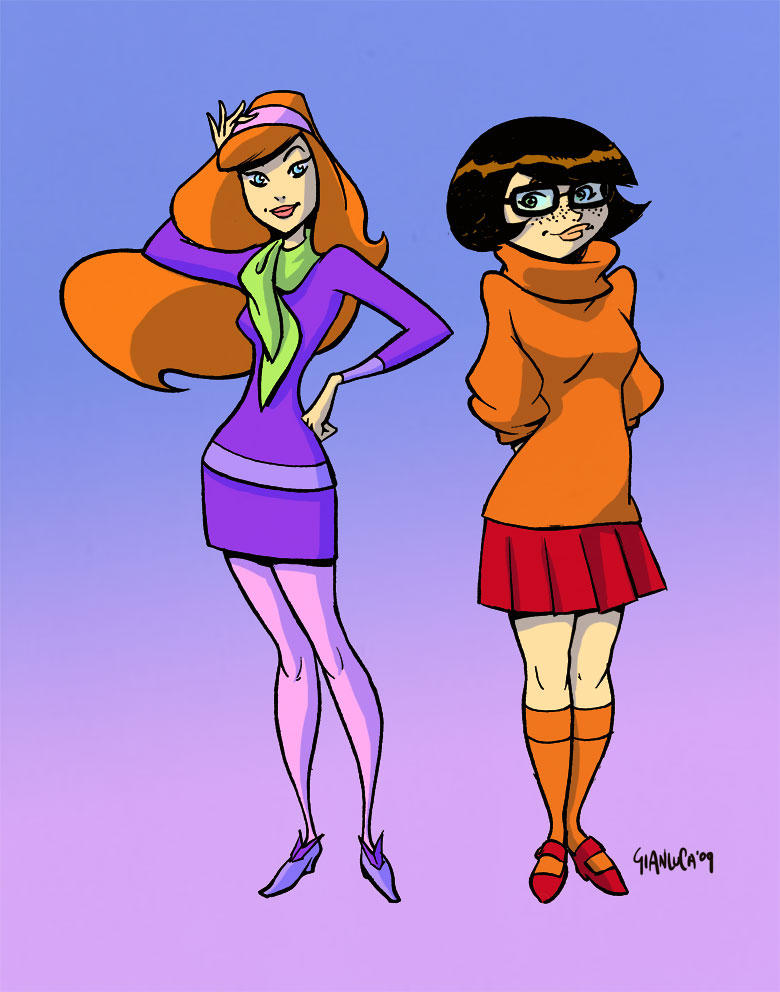 daphne and velma colored by gianmac on DeviantArt