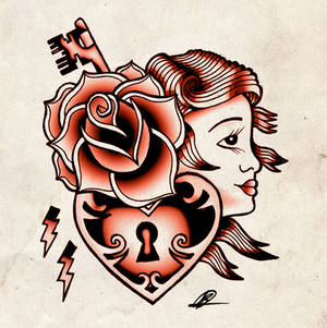 tattoo flash_red