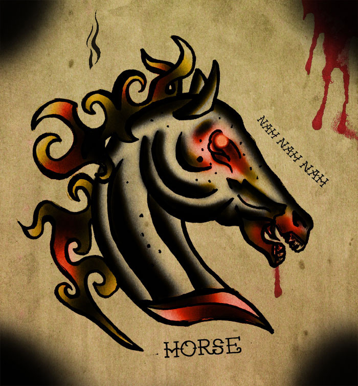 Tattoo Flash-Horse