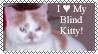 I Love My Blind Kitty-Stamp