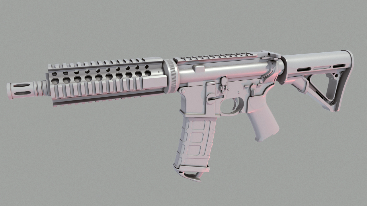 M4A1 Variant - LWRC PSD - WIP