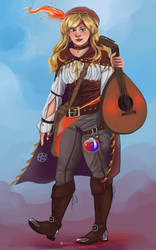 Dungeons and Dragons bard
