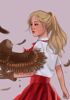 LOONA Kim Lip commission 2