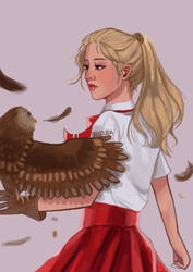 LOONA Kim Lip commission 2