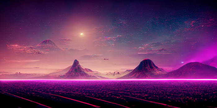 Retro Wallpaper Neon