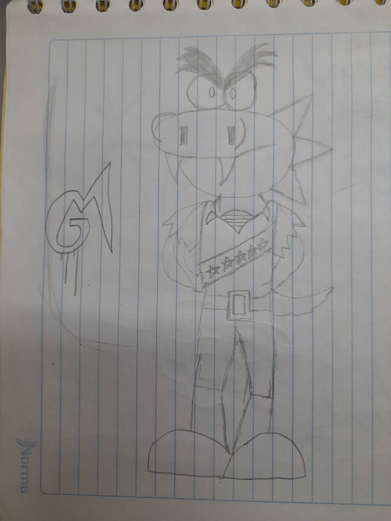 my sketch of danny in notebook by GLITCHED-MOMENT on DeviantArt