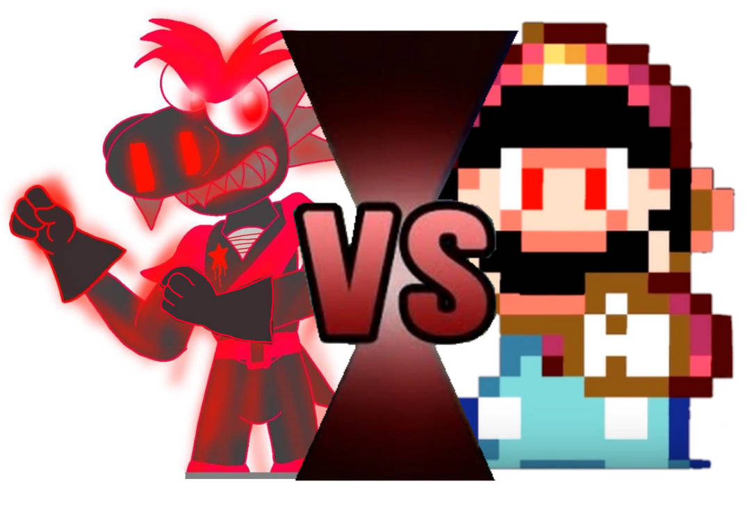Red star Danny vs Power star Mario (Devil mario) by GLITCHED-MOMENT on ...