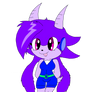 Sash lilac changing her clothes without background