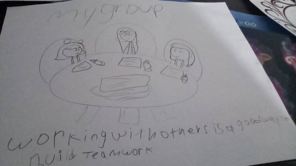 Working as a group drawing by Avy2268 on DeviantArt