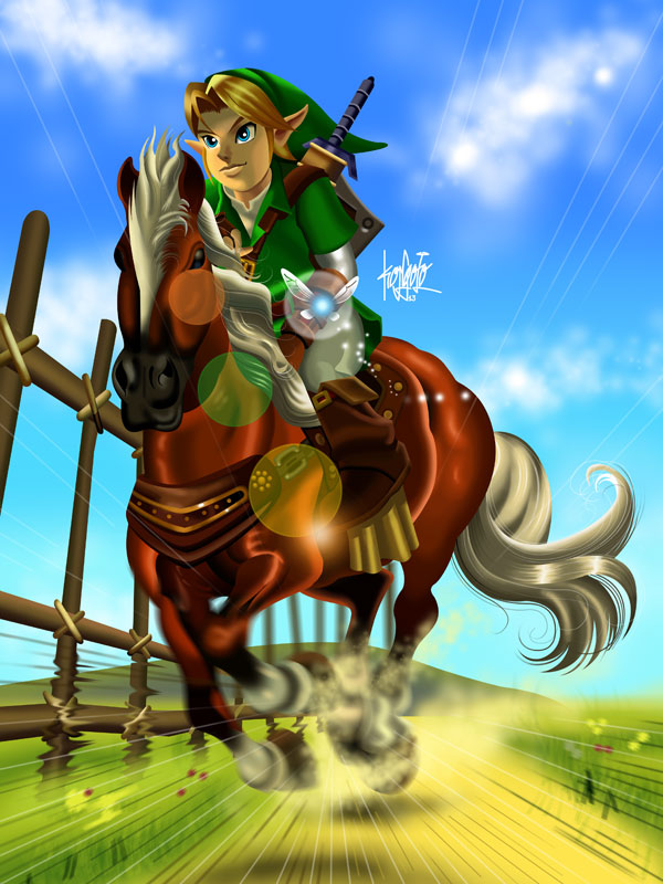 Link Zelda Ocarina of Time by MatReeves on DeviantArt