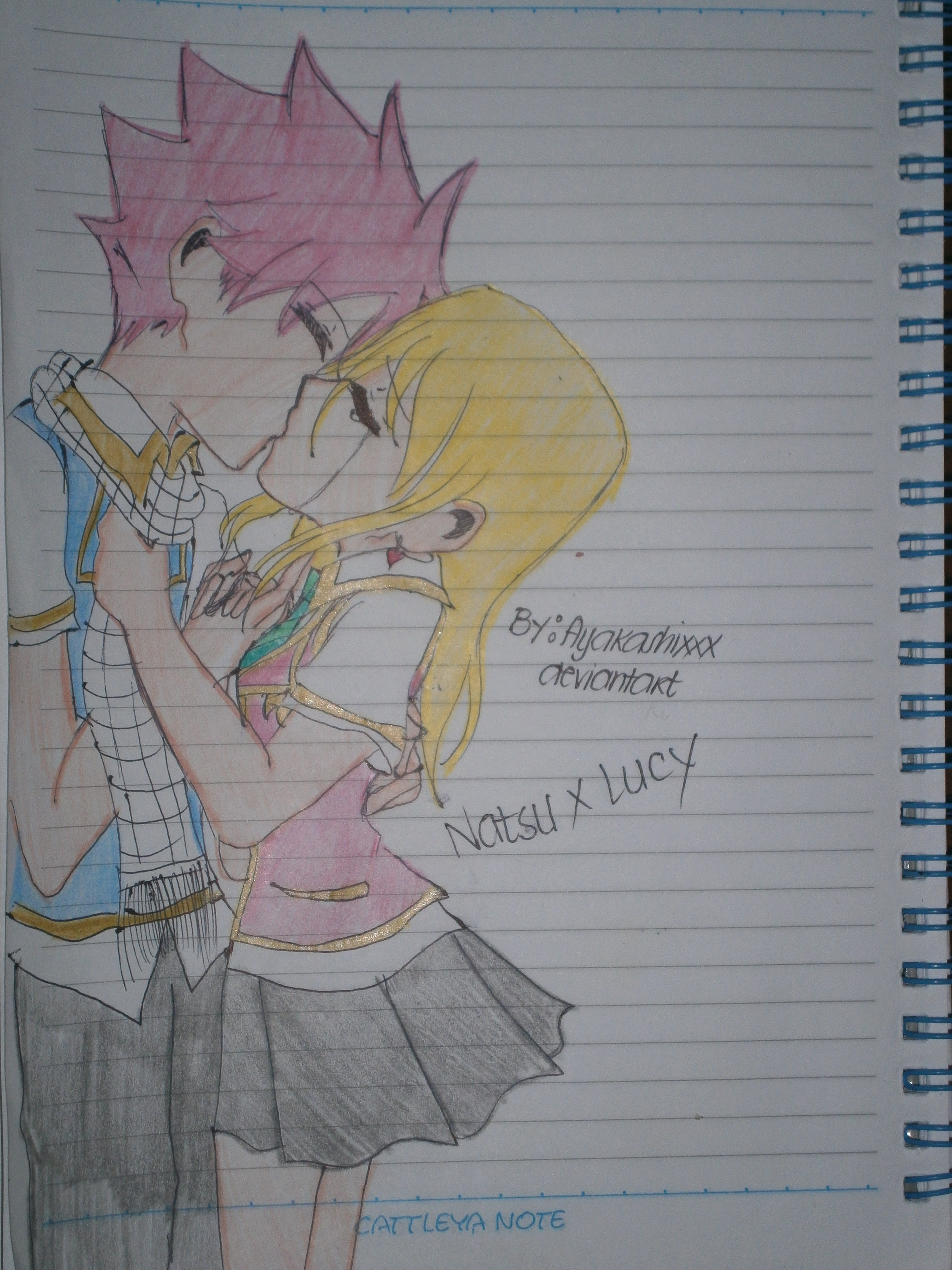 NaLu: High school kiss