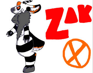 My MAIN Fursona, Zak the Pissed Off Goat