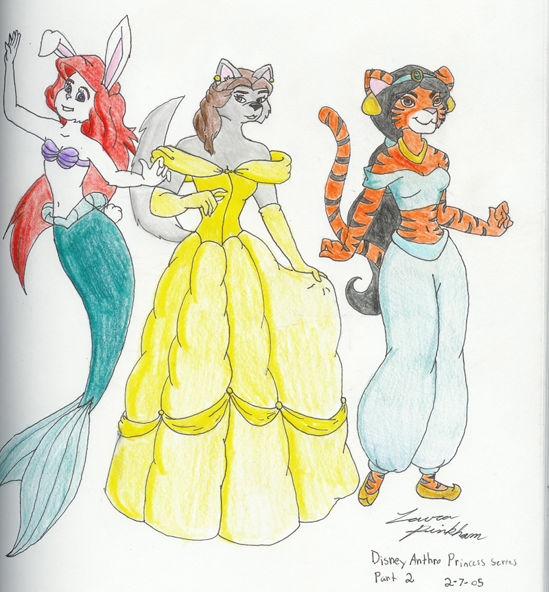 Disney Princess Anthro 1