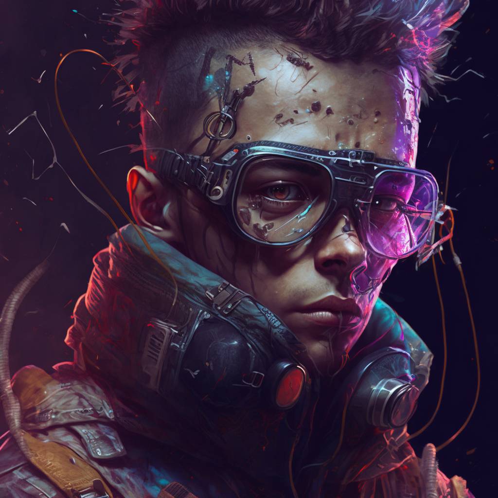 Hacker Man Ranbow Hacker Man Cyberpunk Style V3 by Duduzx3 on DeviantArt