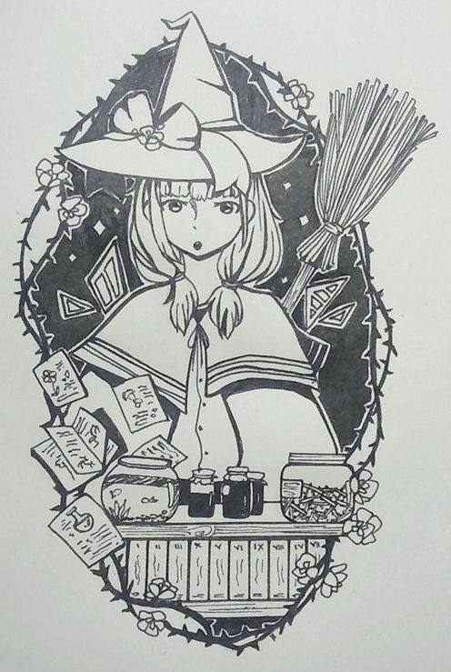 161003 [Inktober] a Witch