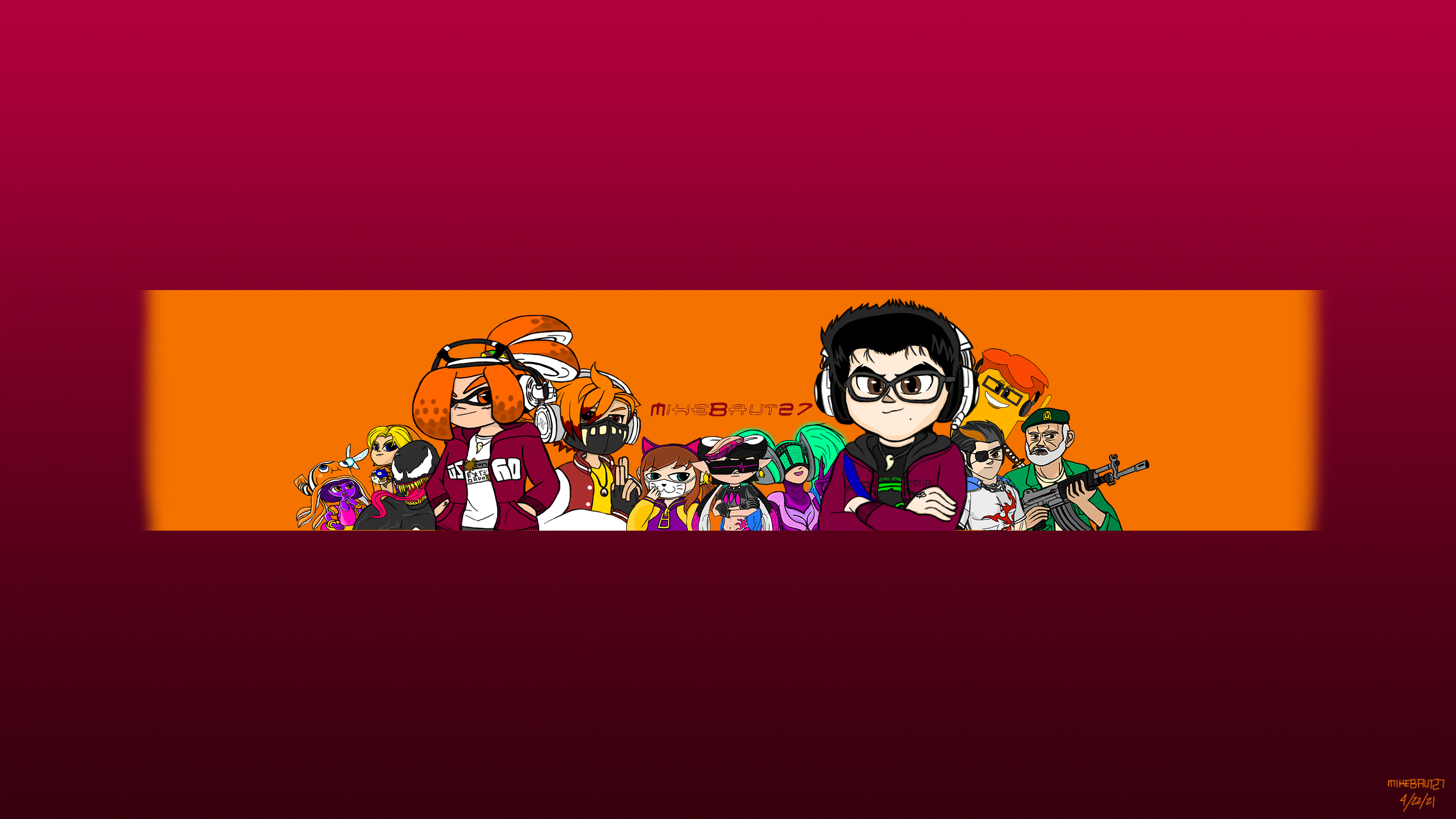 MikeBaut27 YouTube channel art by MikeBaut27 on DeviantArt MikeBaut27 YouTube channel art by MikeBaut27 on DeviantArt