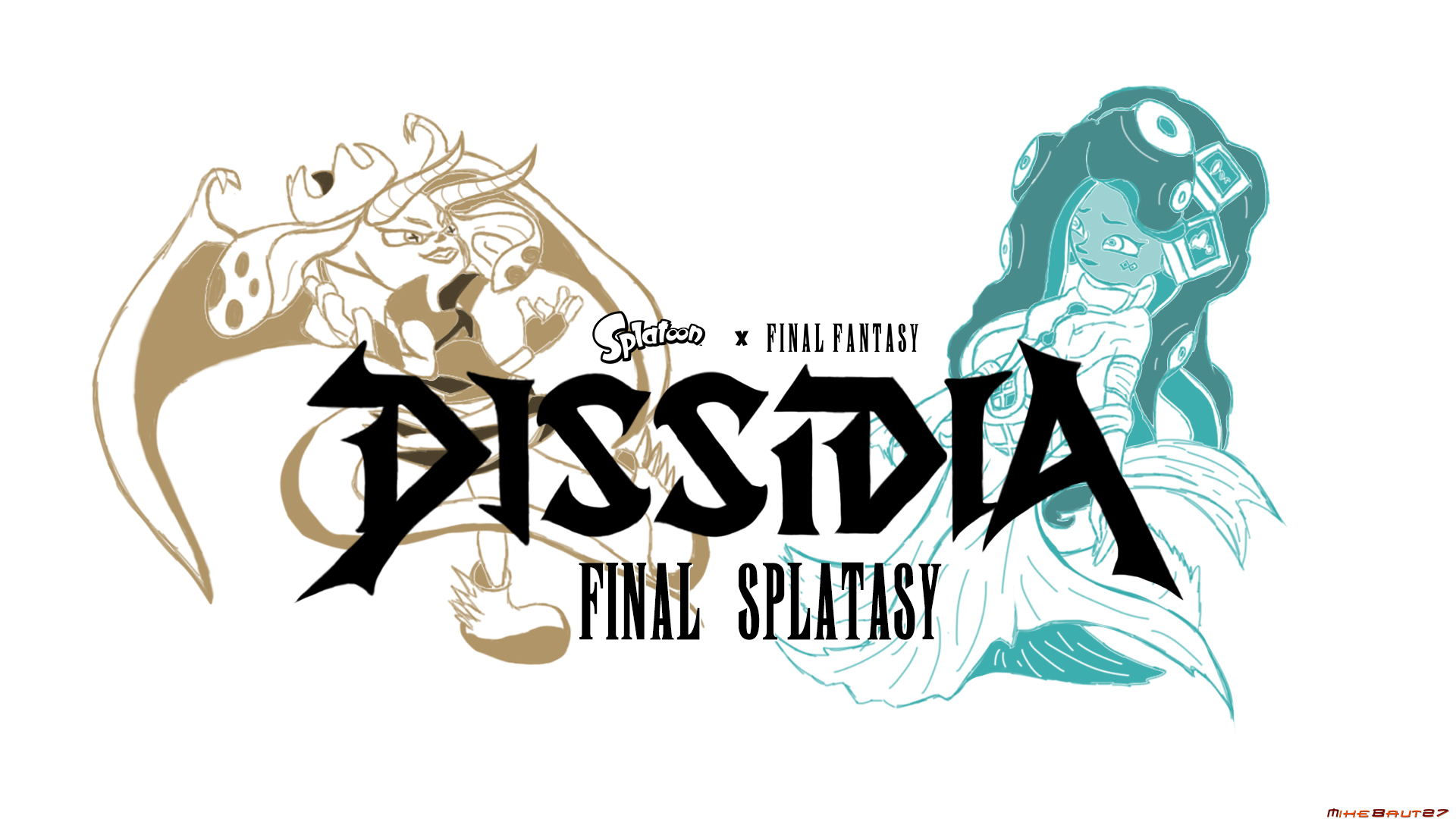 Dissidia Final Splatasy logo by MikeBaut27 on DeviantArt