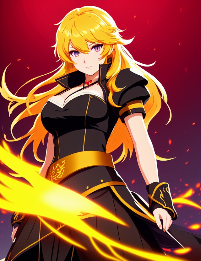 Phoenix Yang Rwby Yang from RWBY by gogogoMr on DeviantArt